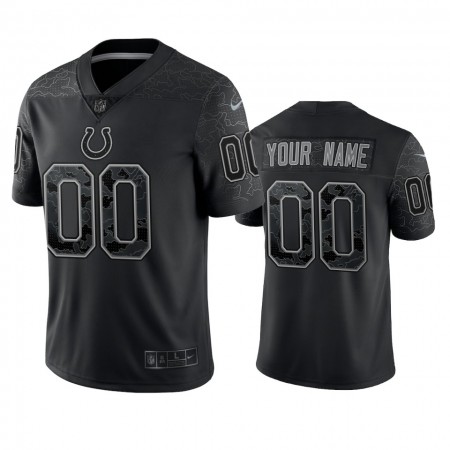 Tröjor Indianapolis Colts Custom Svart Reflective Limited - Män Tröjor Indianapolis Colts Custom Svart Reflective Limited - Män